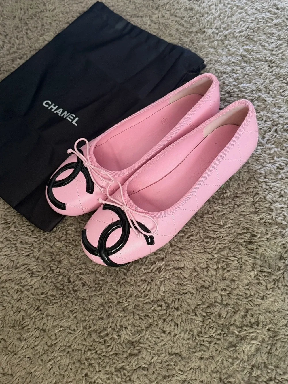 CHANEL leather ballet